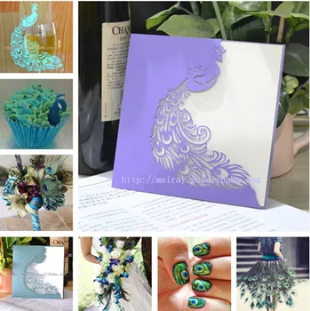 peacock invitations
