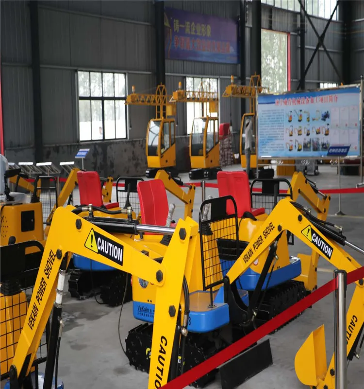 Kids Amusement Mini Excavator Kiddie Ride Kids Backhoe - Buy Mini ...