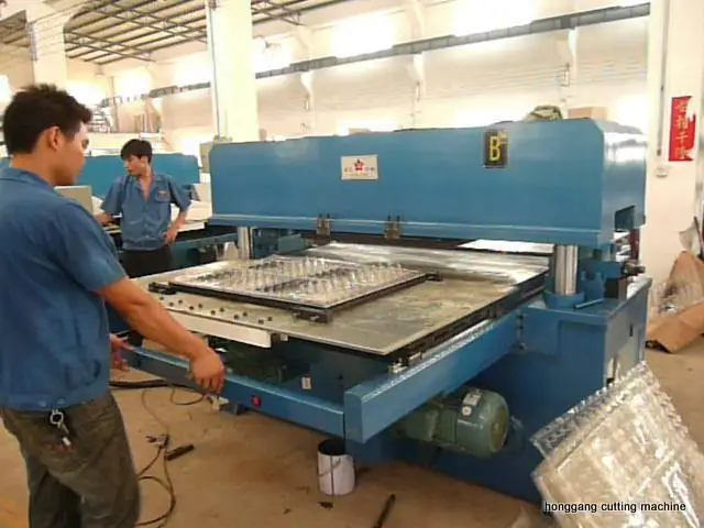 PVC/PP/PET/PS/HIPS Plastic Products Hydraulic Die Cutting Machine