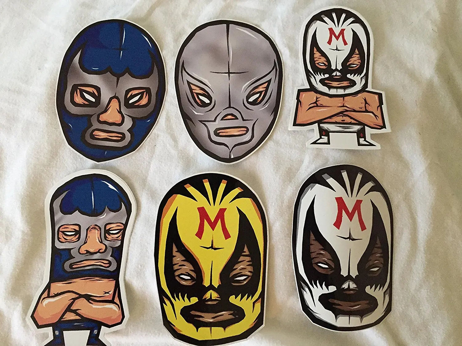 Buy Mil Mascaras El Santo Blue Demon Stickers Lucha Libre Underground Pentagon Jr Sin Cara In Cheap Price On Alibaba Com