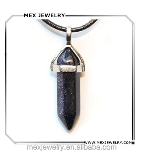 black natural stone quartz crystal hexagonal prism healing point