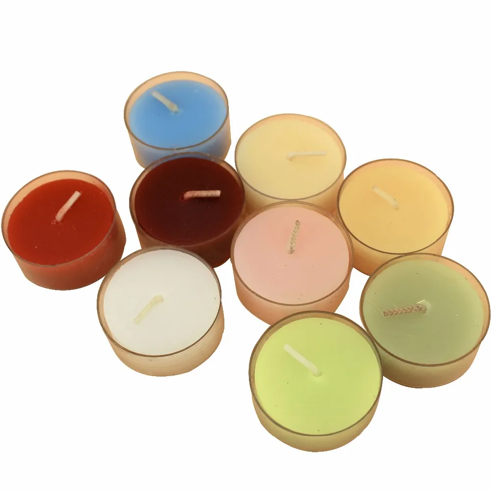 100 Natural Soy Wax And Beeswax Palm Wax Scented 4 Hours Tealight
