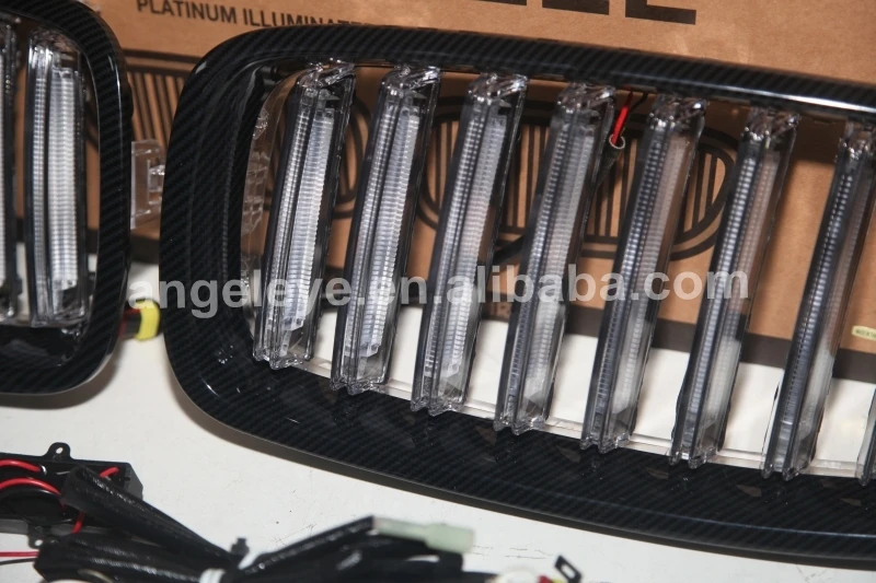 Auto Parts WHITE LED Front Grille For BMW m3 F30-F35 2010-2018