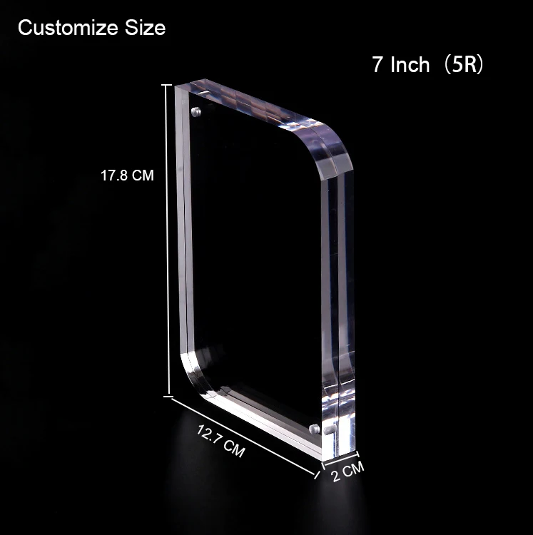 Glass Acrylic Photo Frame Picture Frame Clear Factory Directly Sale