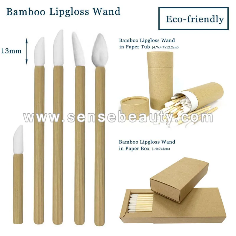 bamboo lip gloss applicator