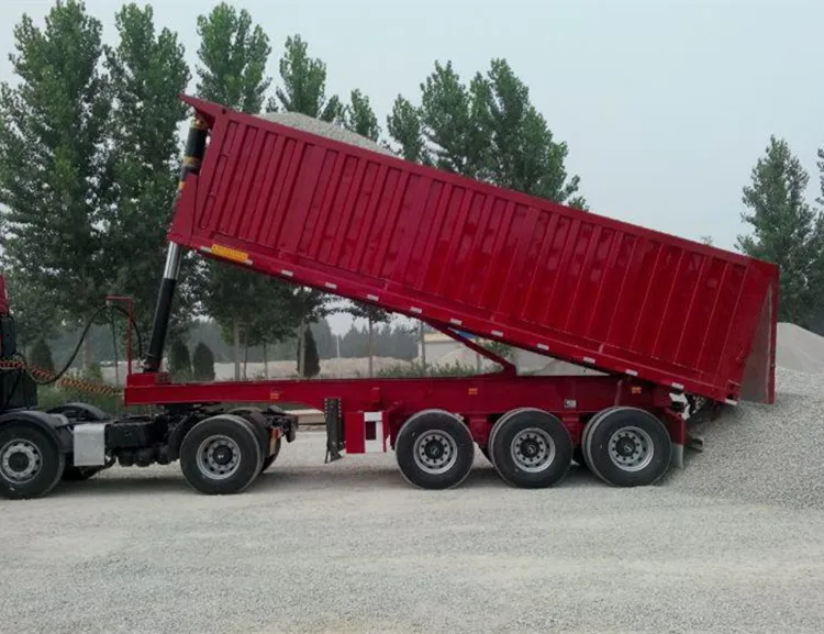 Cheap Price 3 Axles Dump Truck Trailers For Sale