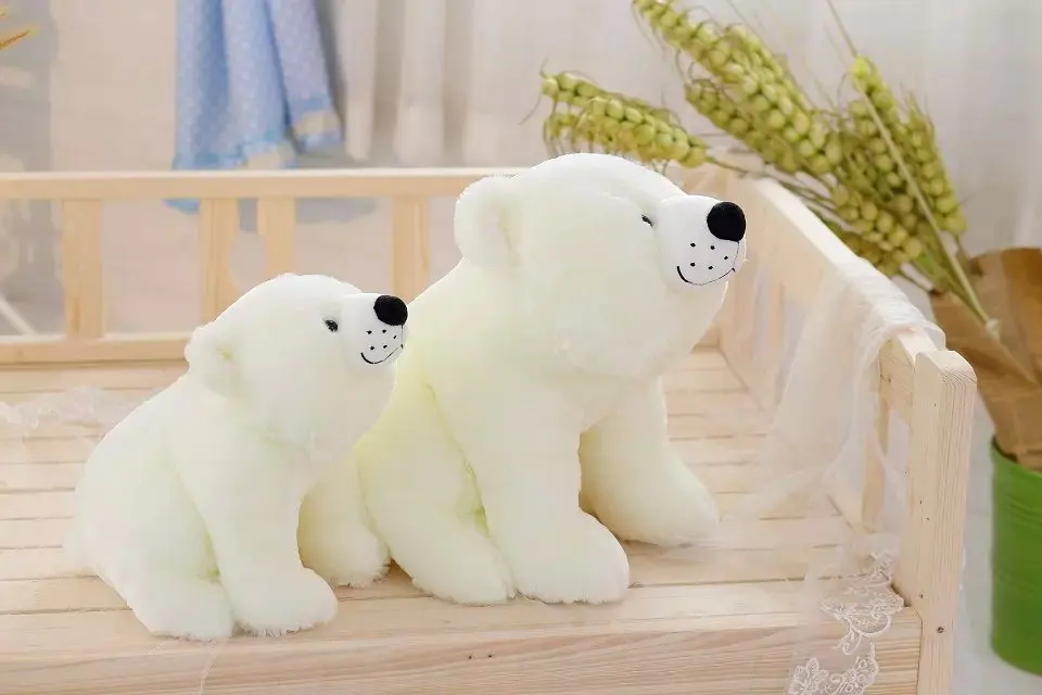 mini polar bear stuffed animal