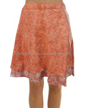 wrap skirt knee length