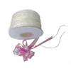 Wholesale christmas gift bow string flower pull up ribbon