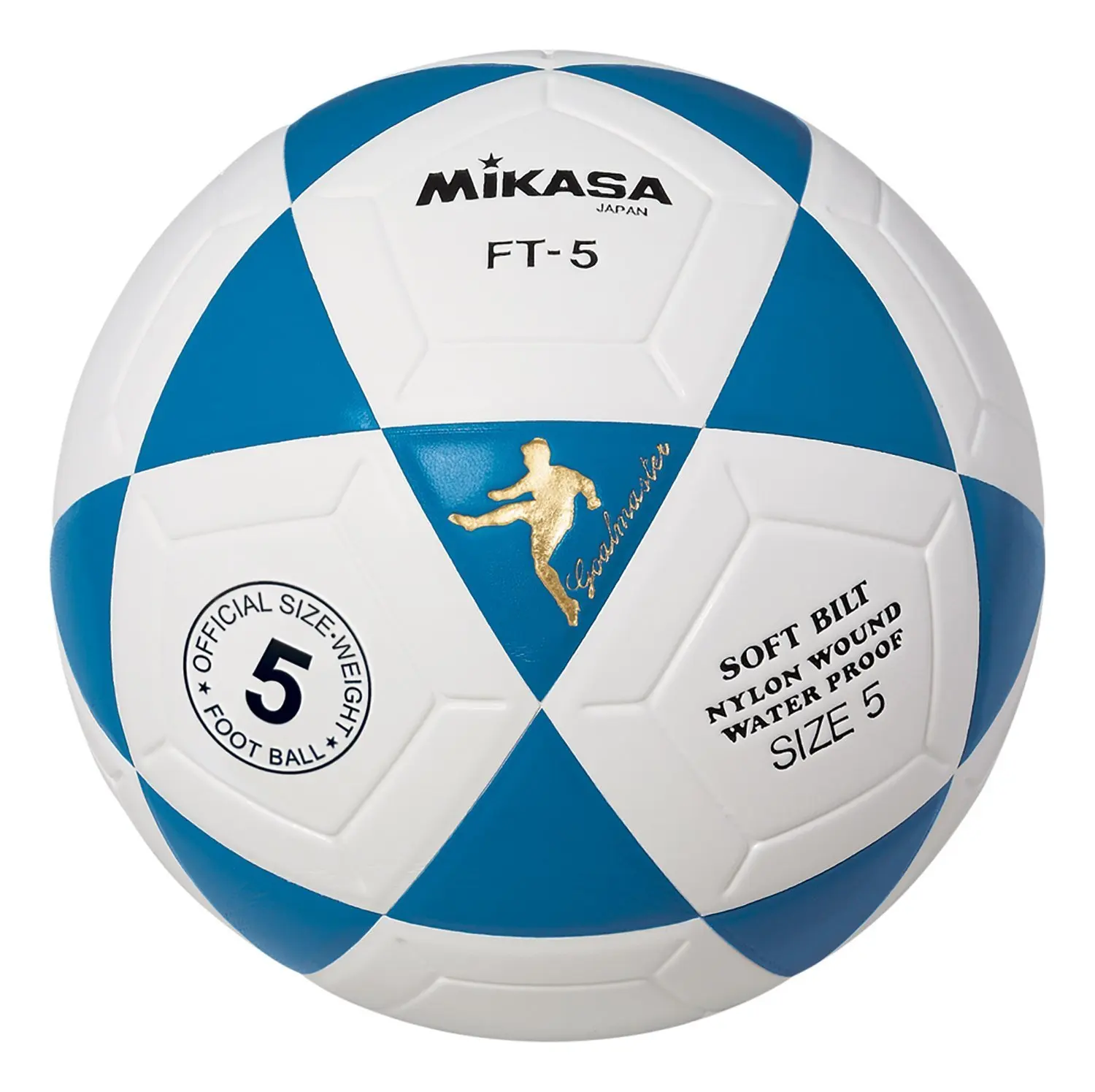 Mikasa FT5 Goal Master Soccer Ball Size 5 Orange Blue Official 