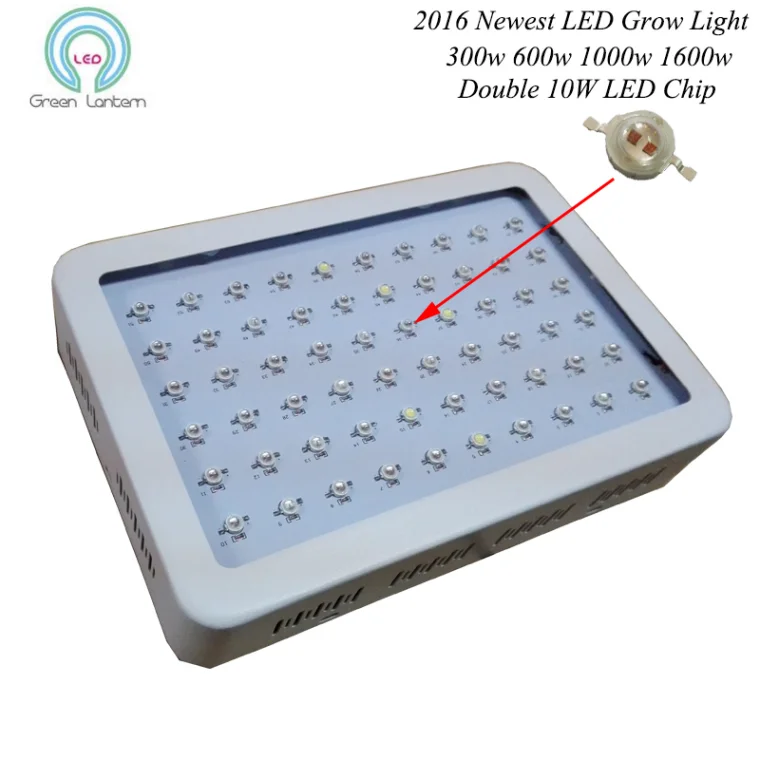 double chips 1000W Full Spectrum Hydro LED Grow Light for Medical Plants Veg and Bloom Fruit