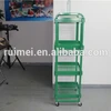 Cool Summer Four-wheel Commercial Multideck Soft Drinks Shop Retail Display