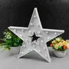20LEDS Marquee Light Star Shaped LED plastic Sign-Lighted Marquee STAR Sign Wall Decor Battery operated