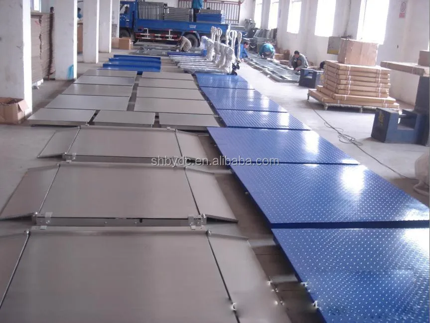 5000 Lbs Ultra Low Profile Digital Floor Scales With Ramps Ntep