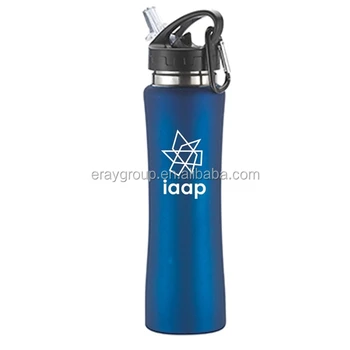 vacuum insulated bottle with straw