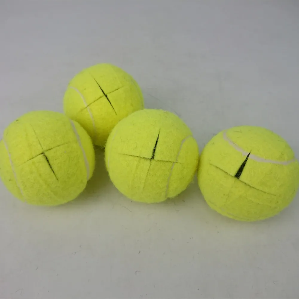 Smooth And Quiet Precut Yellow Tennis Ball Chair Leg Floor Protector