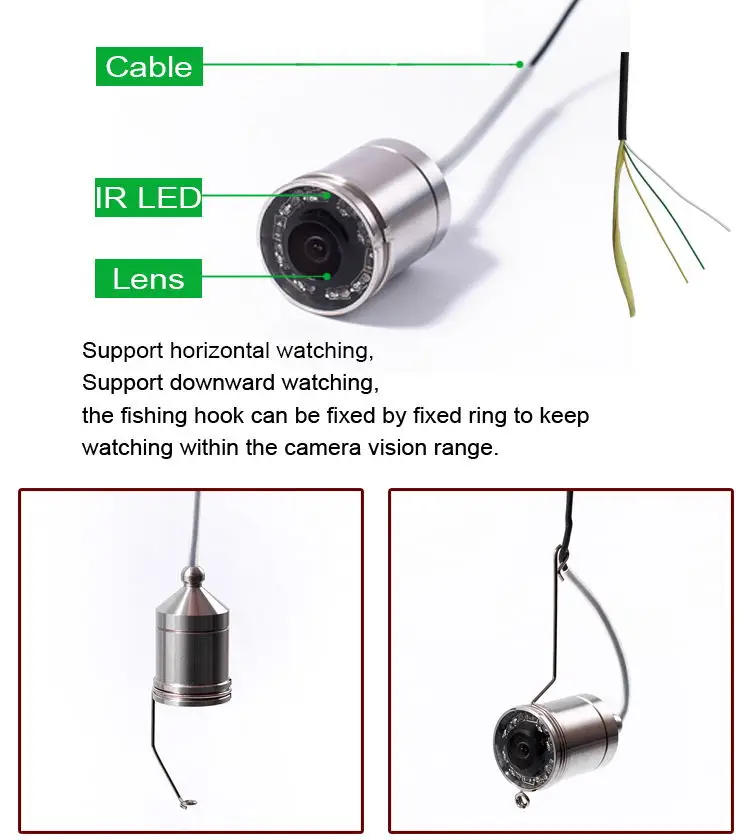 1000tvl stainless steel lens video dvr night vision fish finder underwater ice fishing camera  .jpg