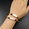 WT-B357Wholesale Hot sale fashion jewelry freshwater Pearl bangle High quality raw stone bracelet colorful girl jewelry bracelet