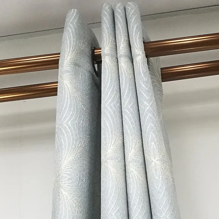 Hot Sale Fancy Jacquard Half Shading Curtain For Living Room