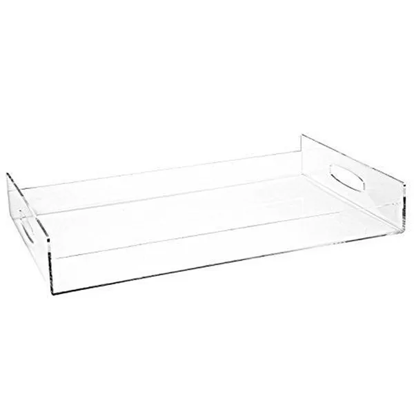 Clear Acrylic Serving Tray Breakfast Trays With Handles Buy