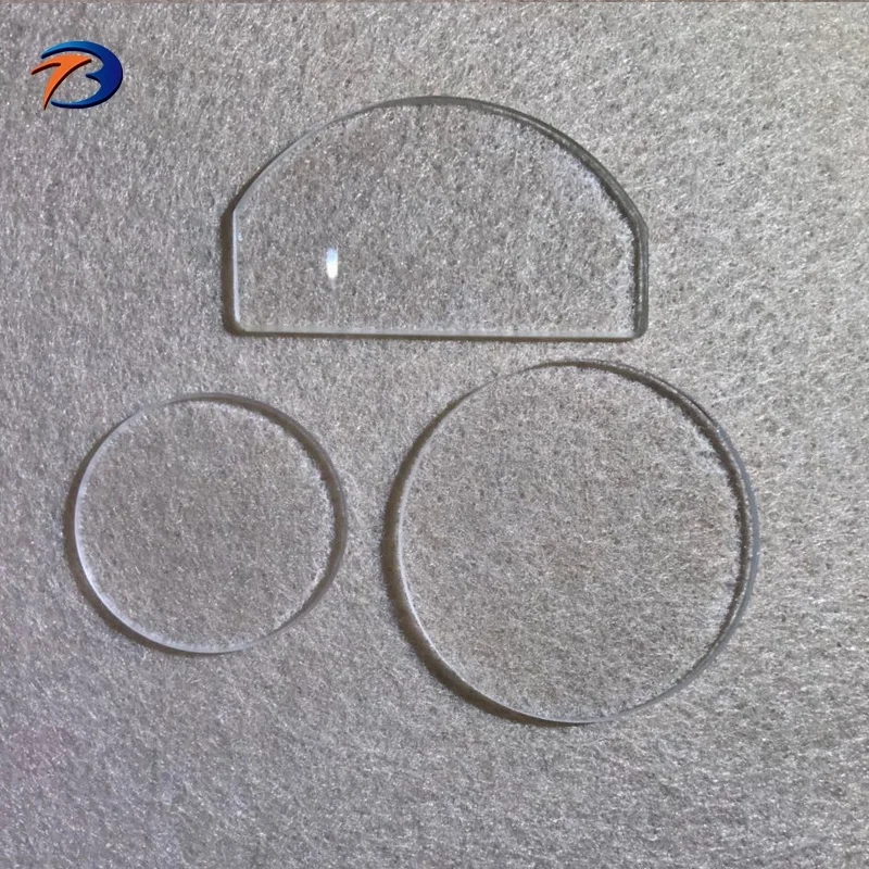 YBT sapphire circular flat optical plate glass window prices