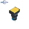 NS256 3A 250VAC Square illuminated 3 pin switch small push button switch