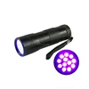 FREE SAMPLE 395nm 12 led uv flashlight with free brand logo print