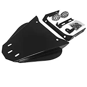 Yamaha V-Star Dragstar XVS650 Solo Seat Bobber Conversion With 16 White Diamond Seat BobberCycle