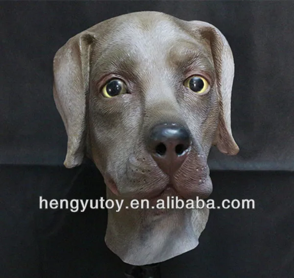 Hengyutoy Mask Maschera di Testa in Labrador in Lattice di Animali