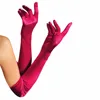 ladies long glove satin Wedding glove 20s flapper fancy dress women's celebrity prom cocktail party gloves for evening