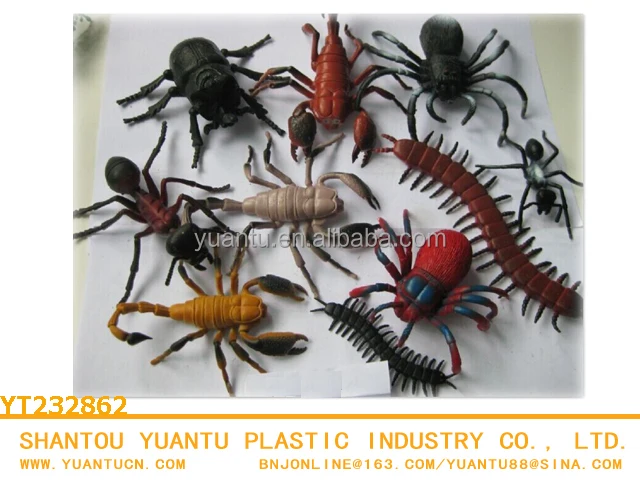 plastic insects toys