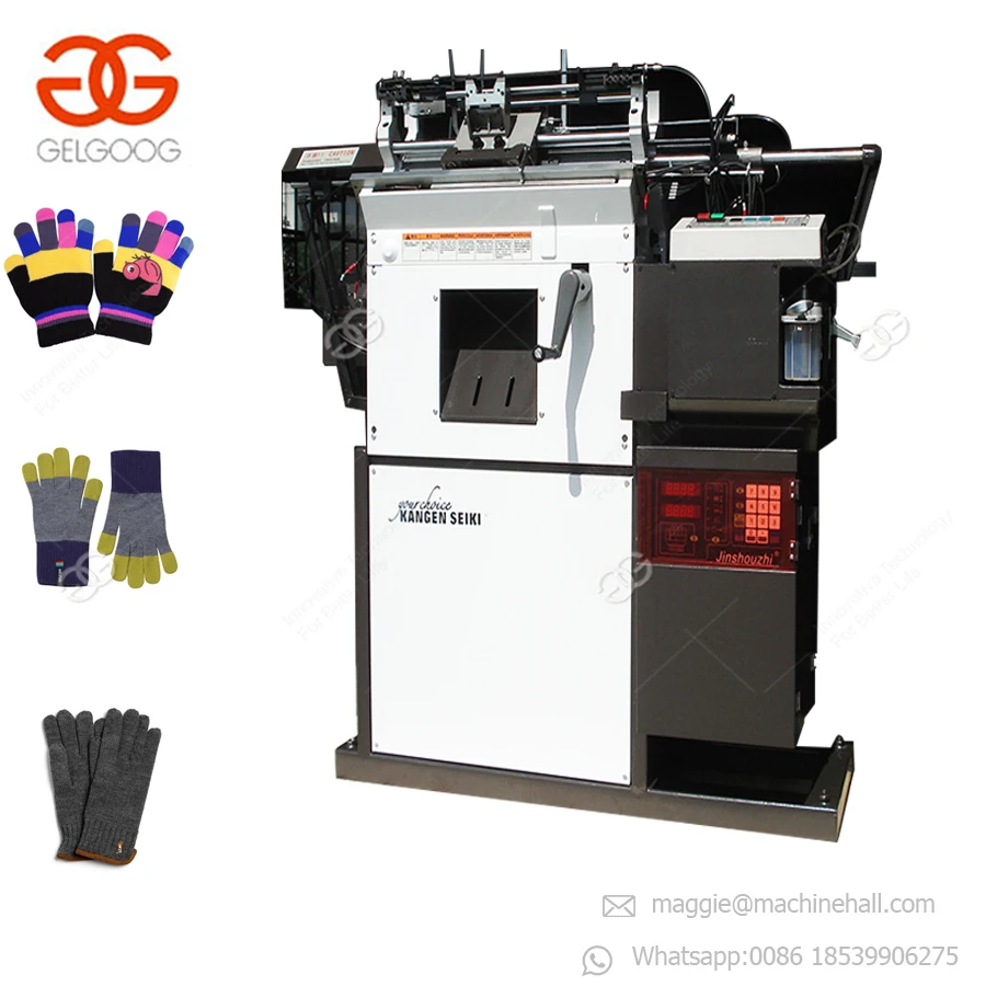 Fully Automatic Hand Work Gloves Manufacturing Overlock Machine Cotton