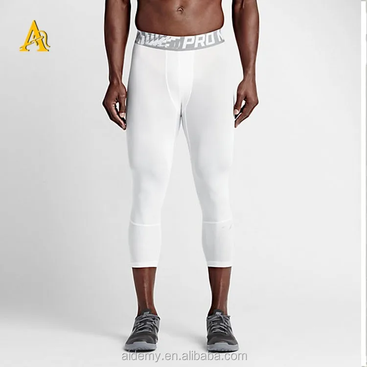 compression pants white