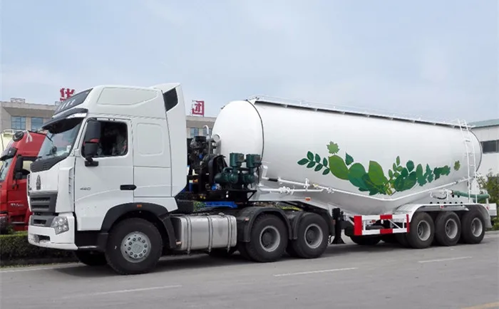 3 Axle Bulk Powder Cement Tank/Tanker Semi Trailer for Sale