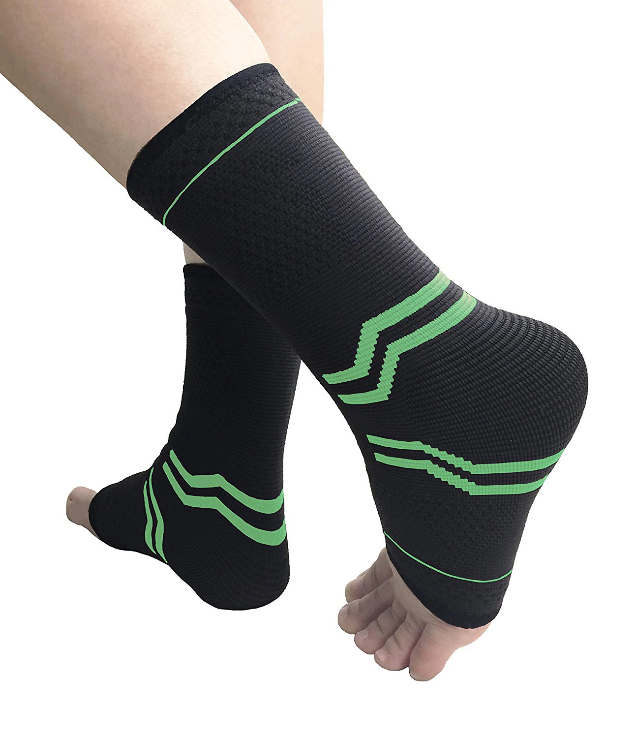 high quality plus woven heel ankle support ankle brace soft Unisex ankle brace socks