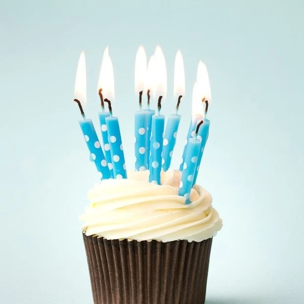 Scented High Quality Colored Hot Selling Birthday Pillar Candle