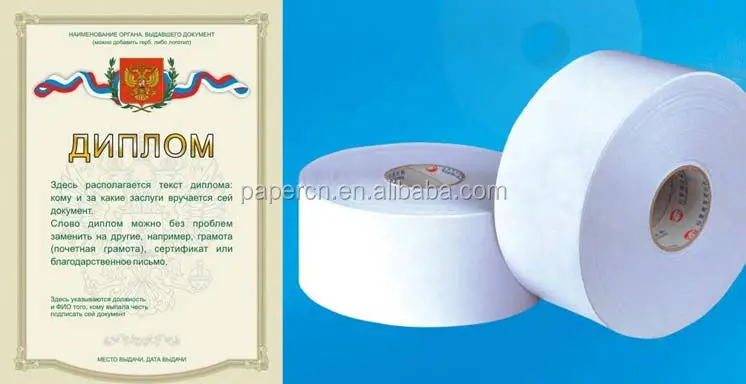 75% cotton 25 %% linen anti-counterfeiting thread paper, custom anti-counterfeiting watermark paper, special paper
