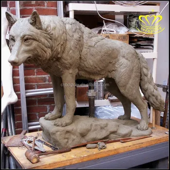 life size wolf plush