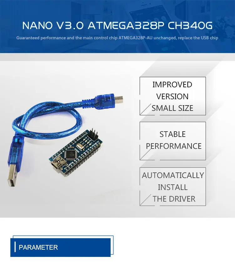 Nano Atmega 328p Atmega328 Microcontroller V3.0 Atmega328p Development