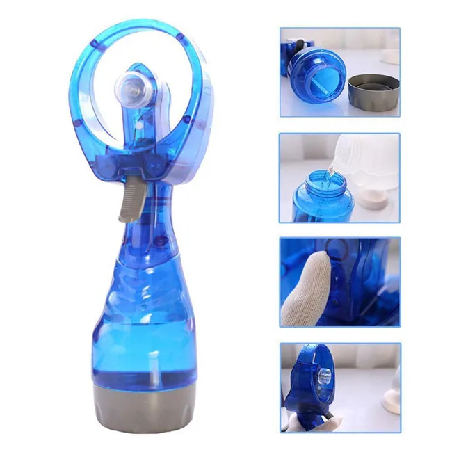 Misting Spray Bottle Fan Personal Portable Handheld Water Spray Cool