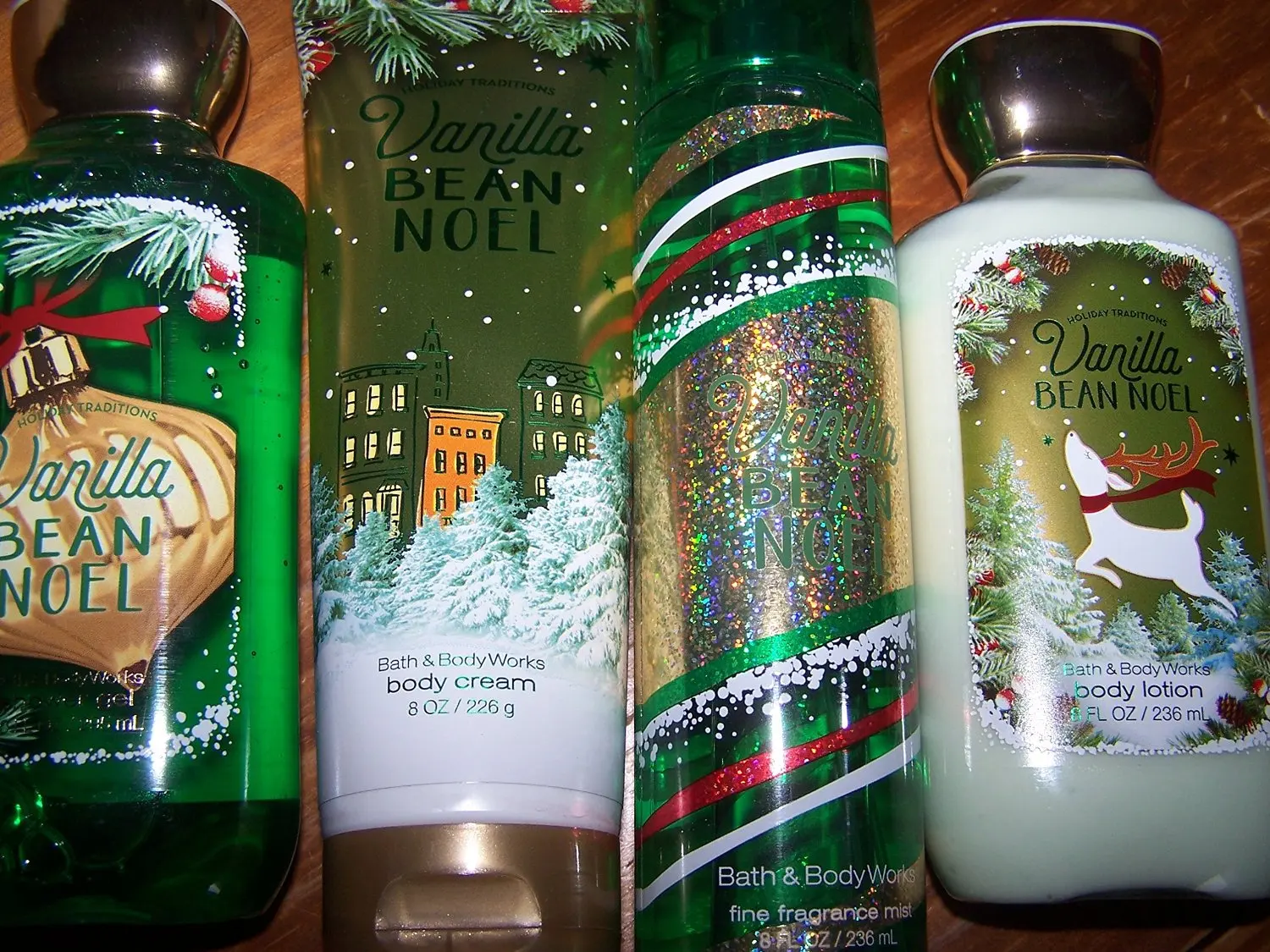 Buy Vanilla Bean Noel 3 Piece Bath and Body Works Gift Set Vanilla