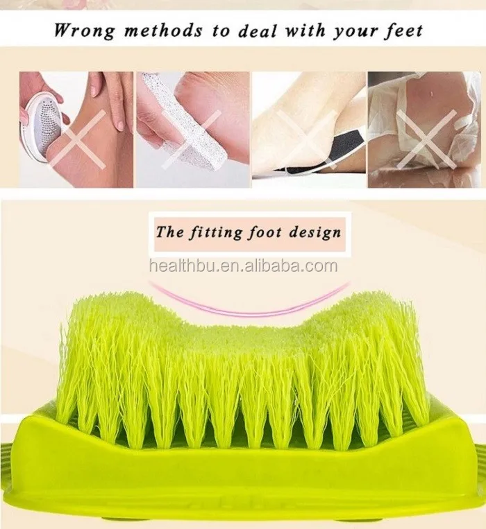 New Item Foot Scrub Brush Exfoliating Feet Scrubber Spa For Shower