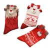 CYSHMILY New elk tube socks Christmas presents Red Woman Christmas socks