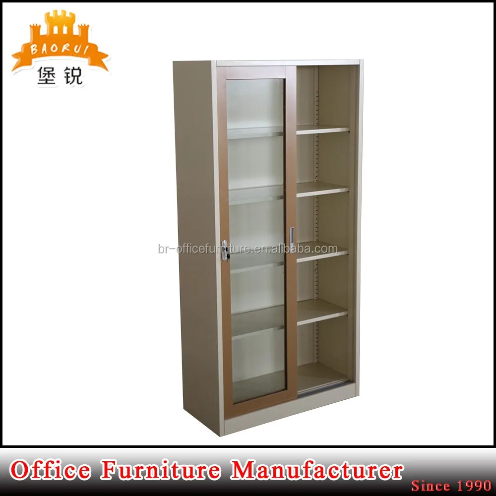 Metal Furniture Cheap Glass Display File And Book Storage Office