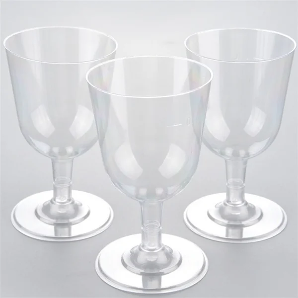 Clear Glass Short Wine Cup Plastic 100ml,Wedding Cup Red Wine Goblet