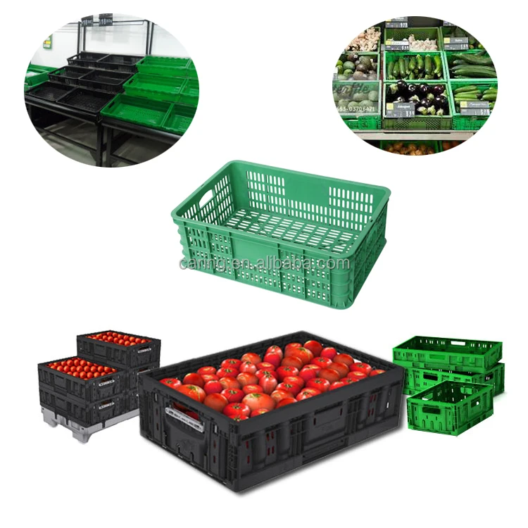 Plastic Vegetables Crates/bins/tray Buy Plastic Vegetables Crates/bins/tray,Supermarket