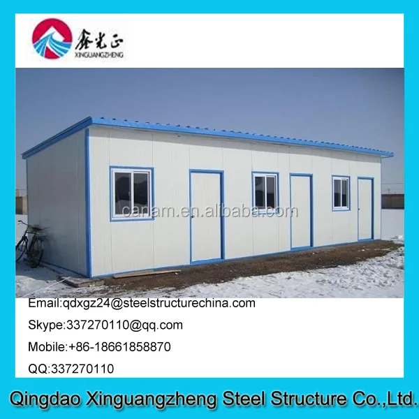 strong modular container house with 50mm pu sandwich panel for hotel