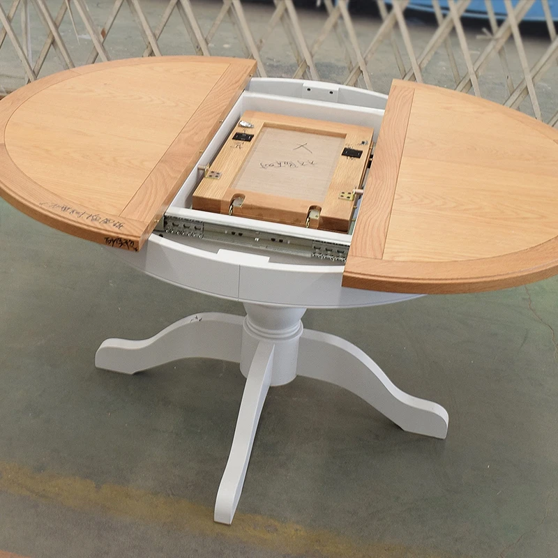 Muebles De Sala Plegable Extensible Mesa Redonda De Comedor Mesa De ... Muebles De Sala Plegable Extensible Mesa Redonda De Comedor Mesa De ...