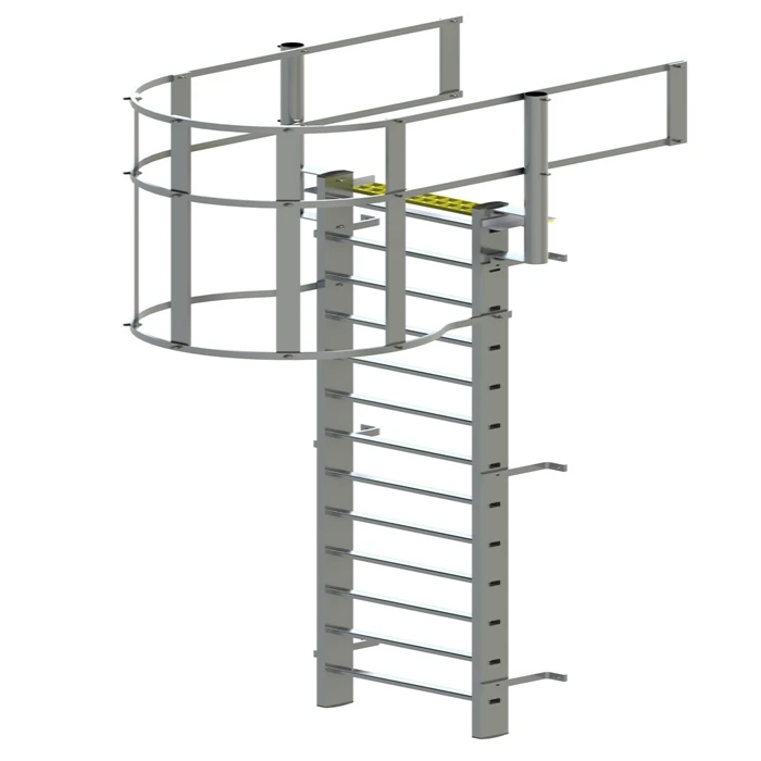 Exterior 316ss Cat Ladder With Cage - Buy Cat Ladder,316ss Cat Ladder 