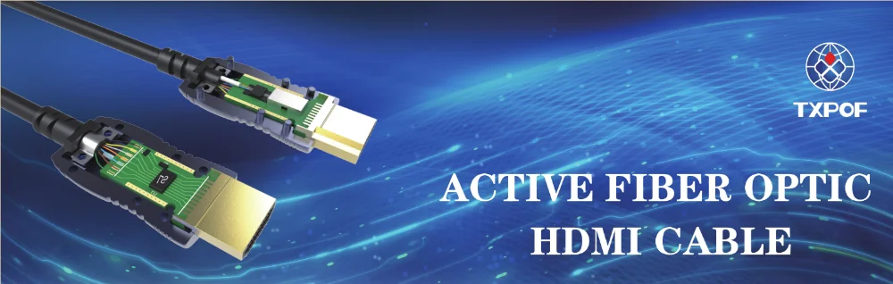 high speed hybrid fiber active optical hdmi cable 4K 2.0 - ANKUX.COM